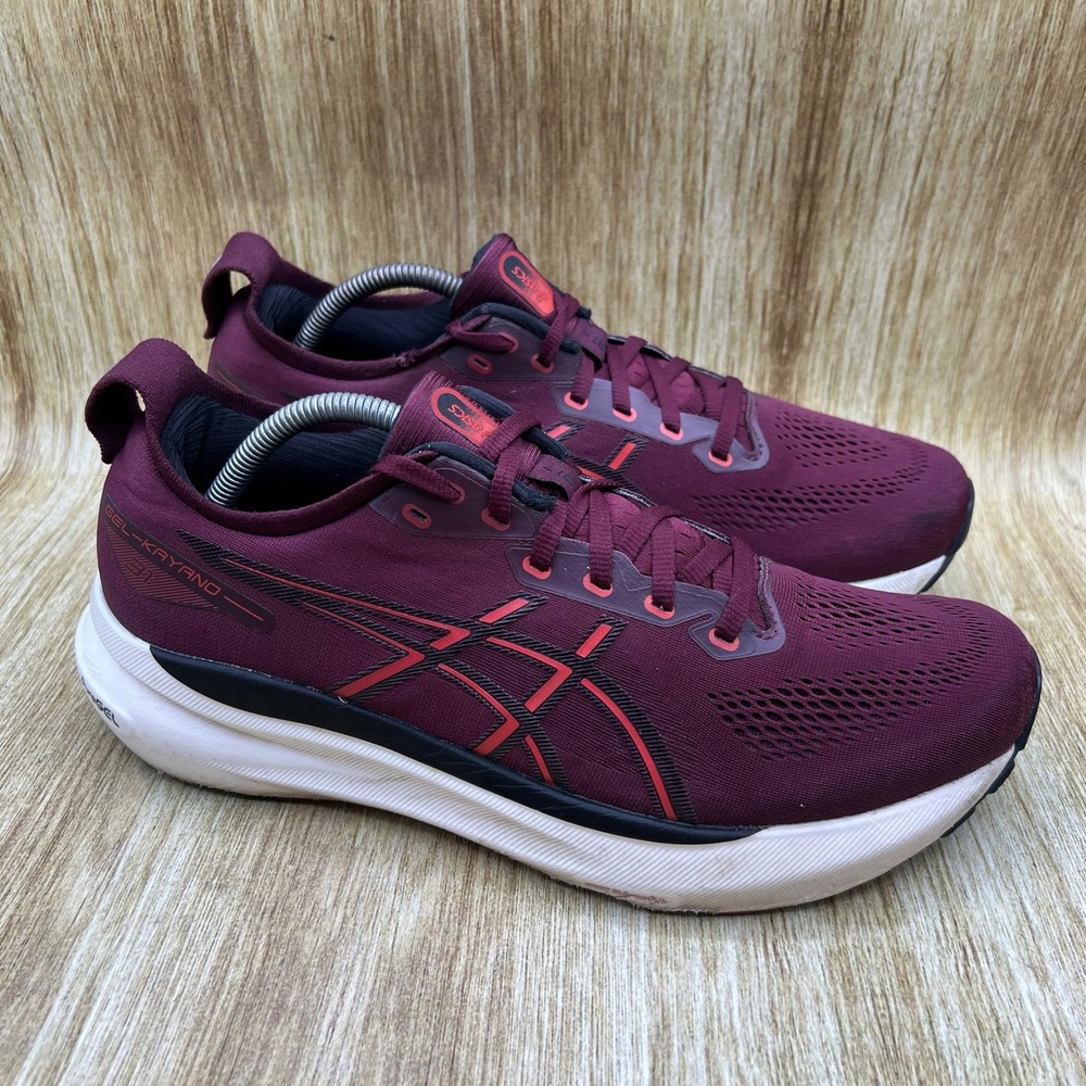 ASICS Gel-Kayano 31 Men's Size 10.5 Red White Running Shoes Sneakers 1011B867